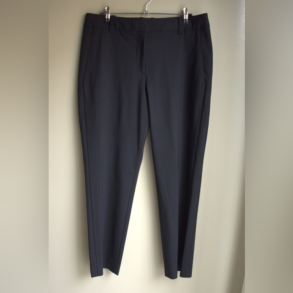 Diane Von Furstenberg Black Straight Leg Dress Pants Size 8